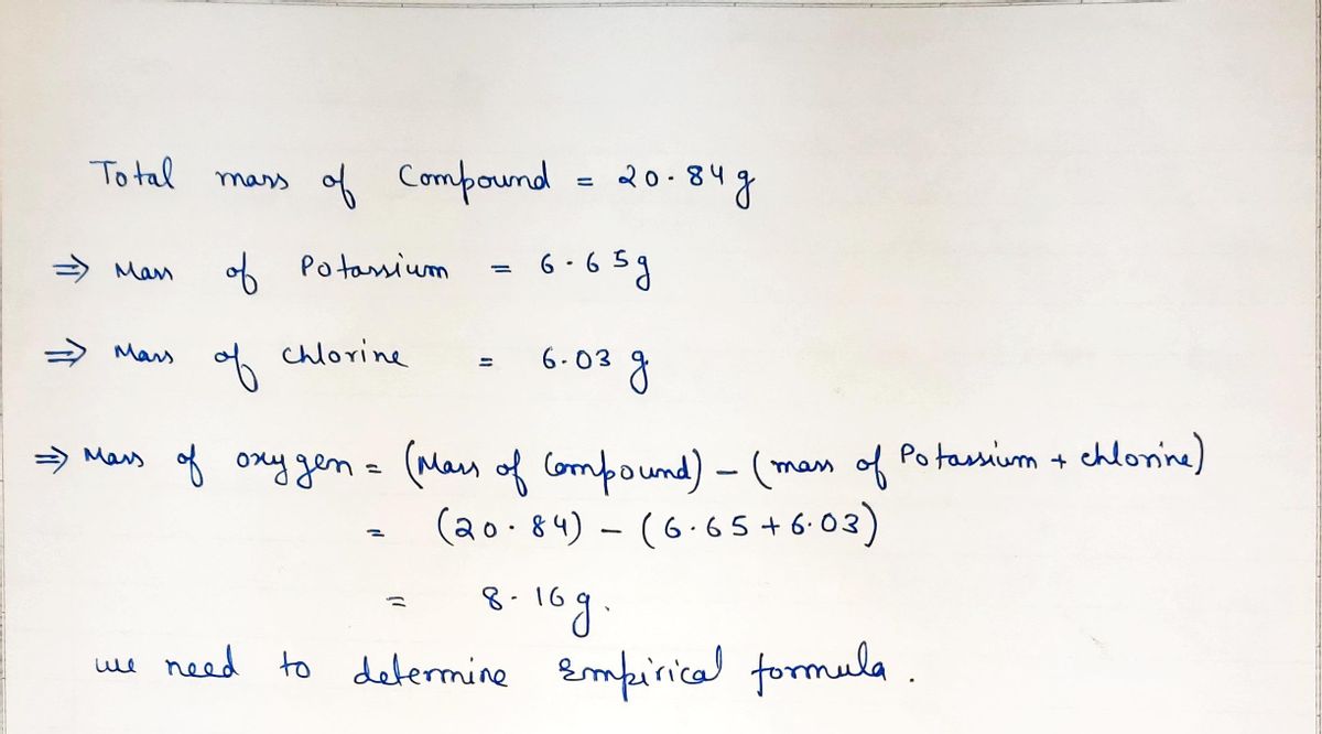 Chemistry homework question answer, step 1, image 1